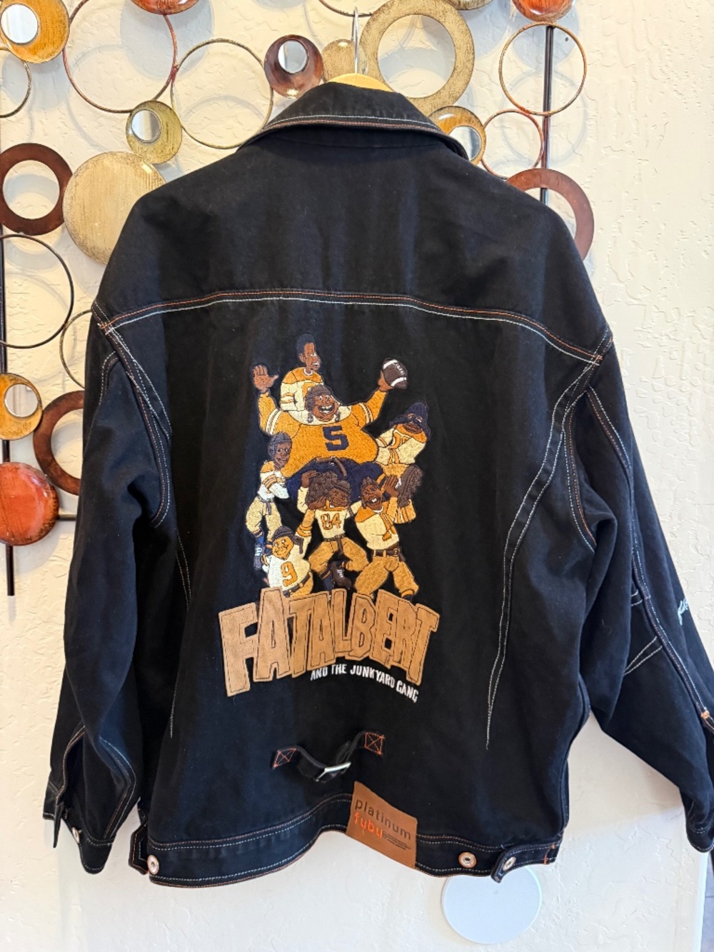 "VINTAGE  90s Hip Hop Y2K Platinum FUBU Fat Albert Junk Yard Dogs BlK JCK NWOT